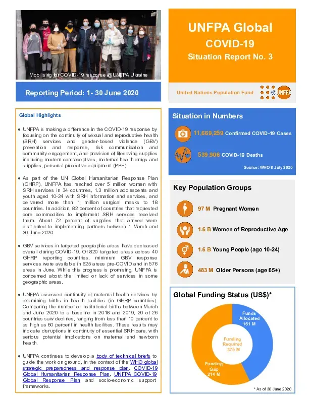 Global COVID-19 Situation Report No. 3