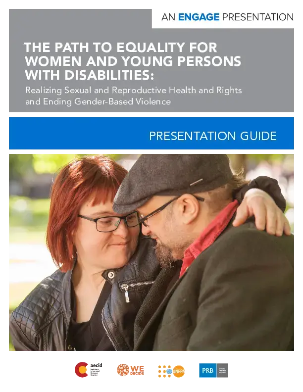 Presentation Guide for The Path to Equality for Women and Young Persons With…