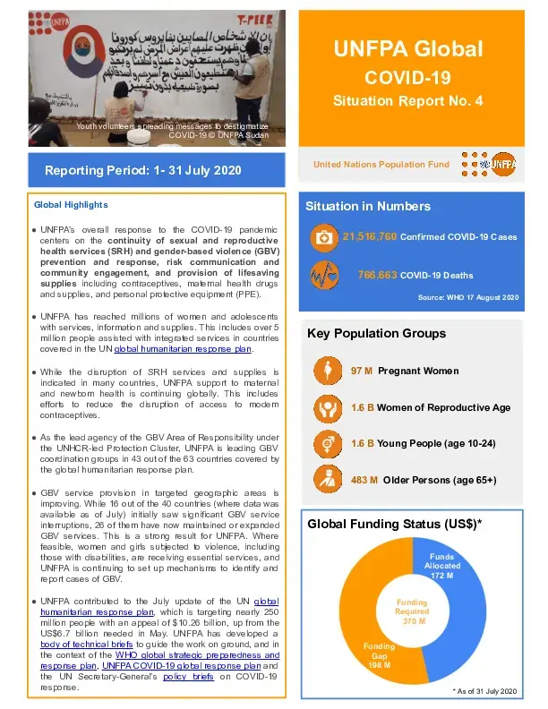 Global COVID-19 Situation Report No. 4