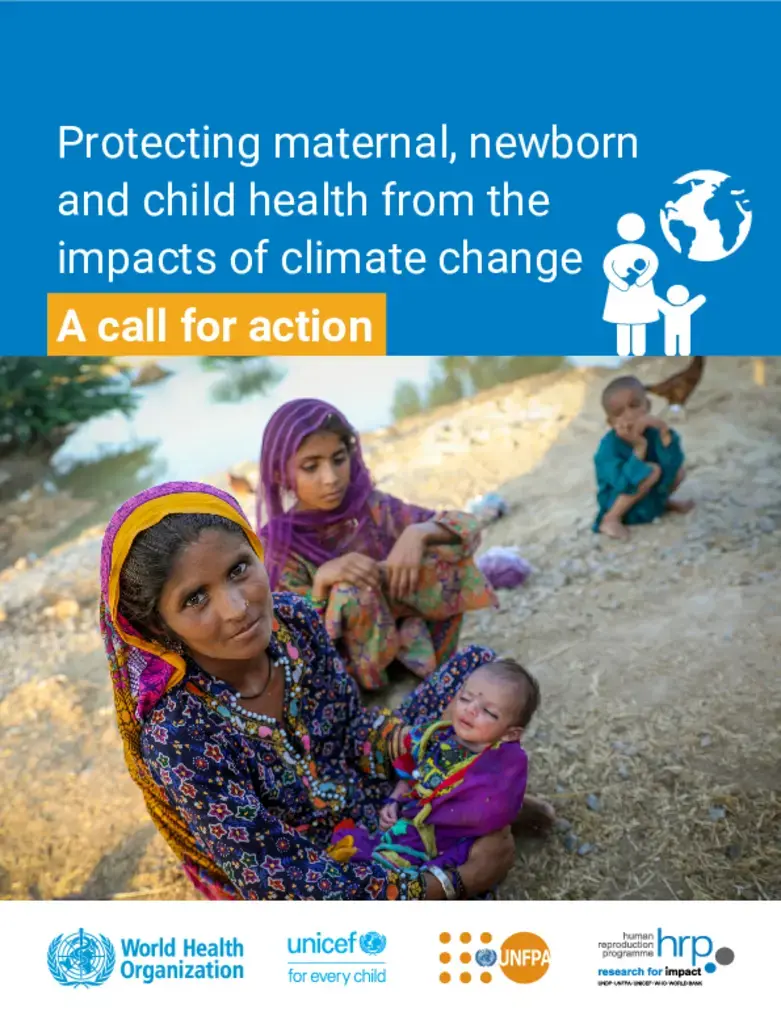 Protecting maternal, newborn and child health from the impacts of climate…