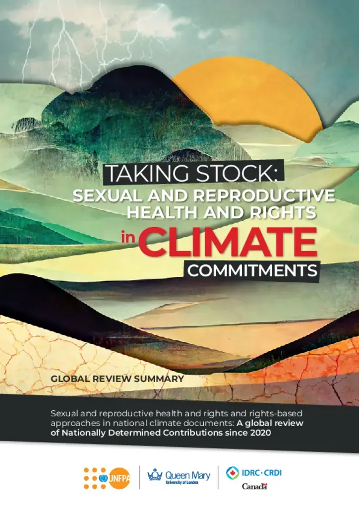 Taking Stock: Sexual and Reproductive and Health and Rights in Climate…