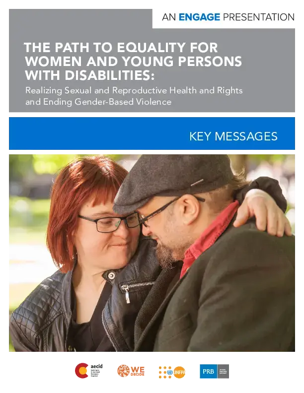 Key Messages for The Path to Equality for Women and Young Persons With…