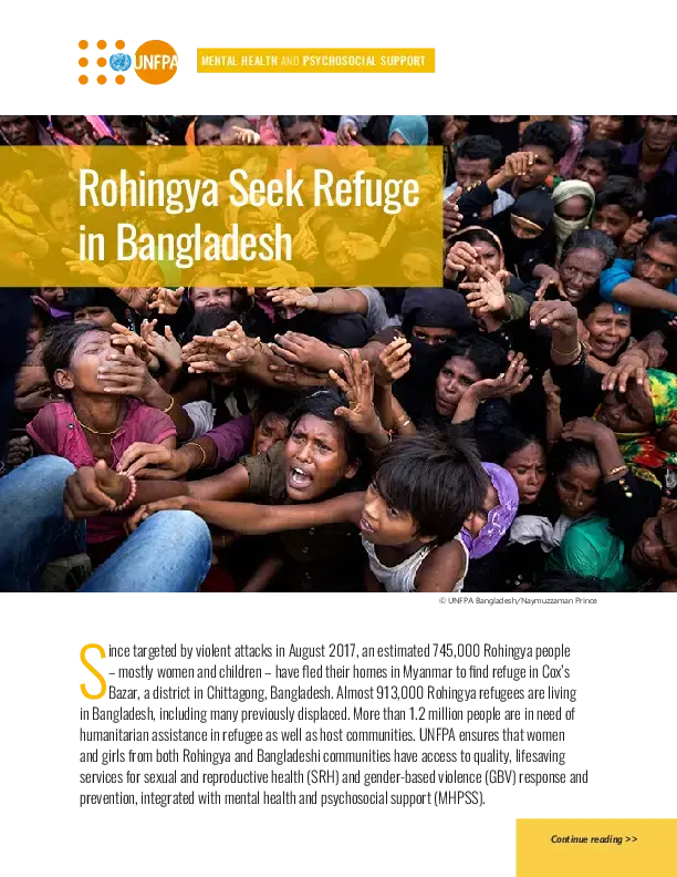Rohingya Seek Refuge in Bangladesh