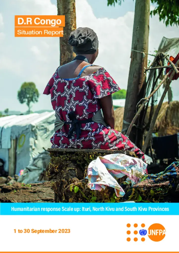 UNFPA Democratic Republic of the Congo Situation Report - Humanitarian Response…