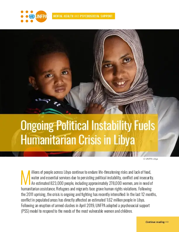 Ongoing Political Instability Fuels Humanitarian Crisis in Libya