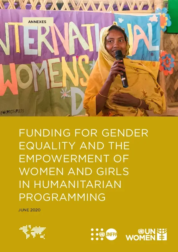 Annexes: Funding for gender equality and the empowerment of women and girls in…