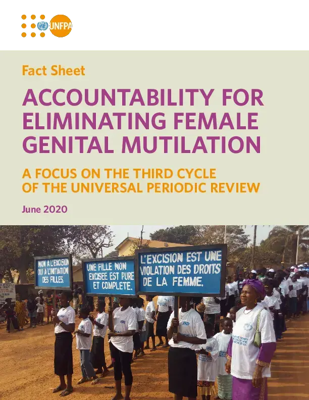 Accountability for Eliminating Female Genital Mutilation 