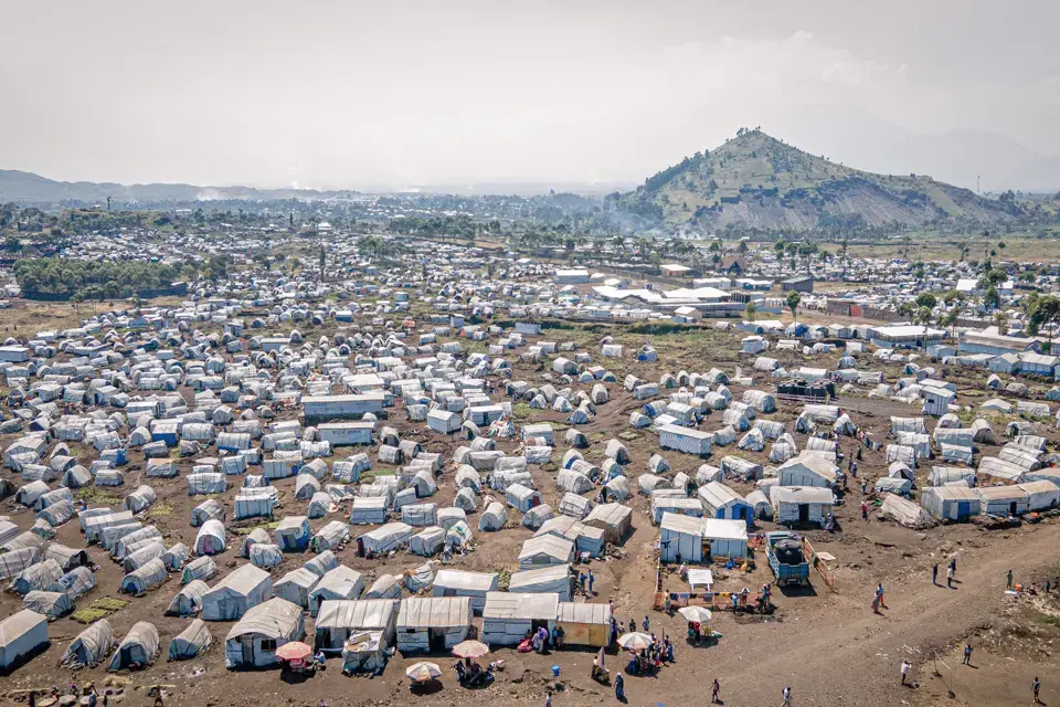 Bulengo camp for internally displaced people (IDPs). © UNFPA DRC/Junior Mayindu