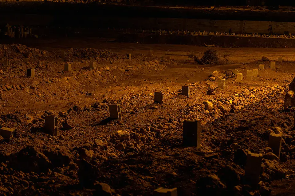 In the town of Martuba, a mass grave for unidentified victims of the floods in Derna.