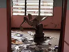 What happens when a hurricane hits a hospital