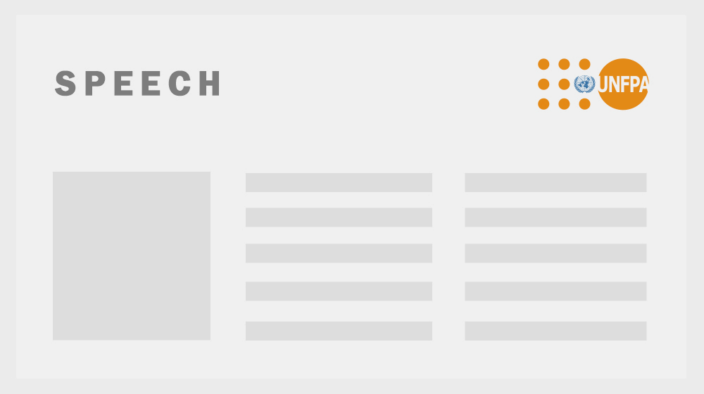 Remarks by UNFPA Executive Director Dr. Natalia Kanem at the Launch of UNFPA…